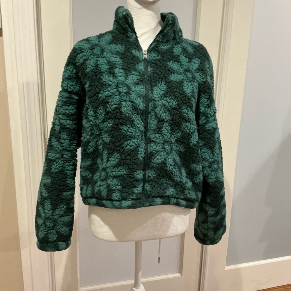Hollister Teal Teddy Jacket